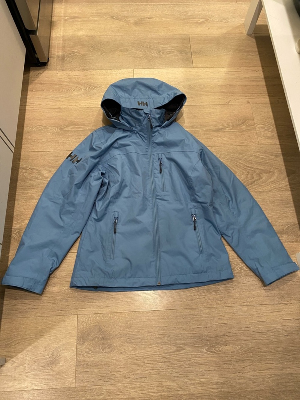 Helly Hansen Blue Hooded Ski Jacket